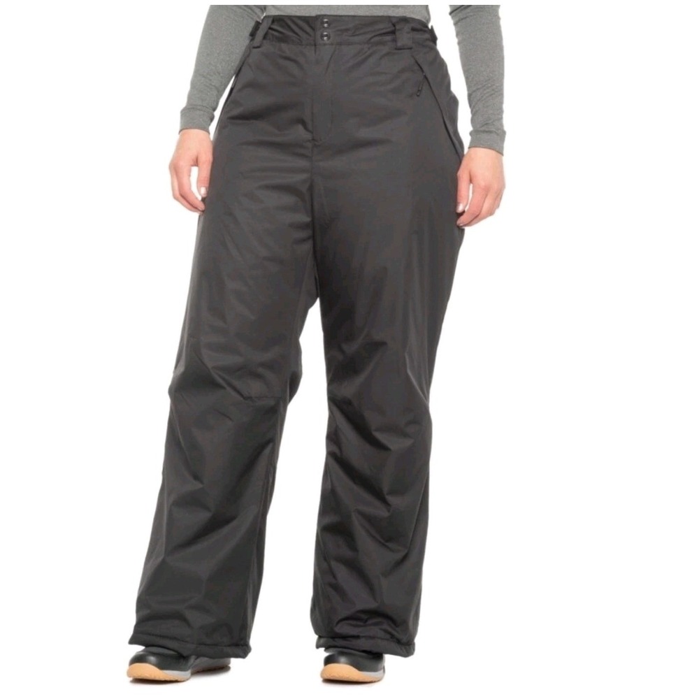 ZeroXposur Womens Black Snowboard Ski Winter Snow Pants Plus‎ Size 2X NWT